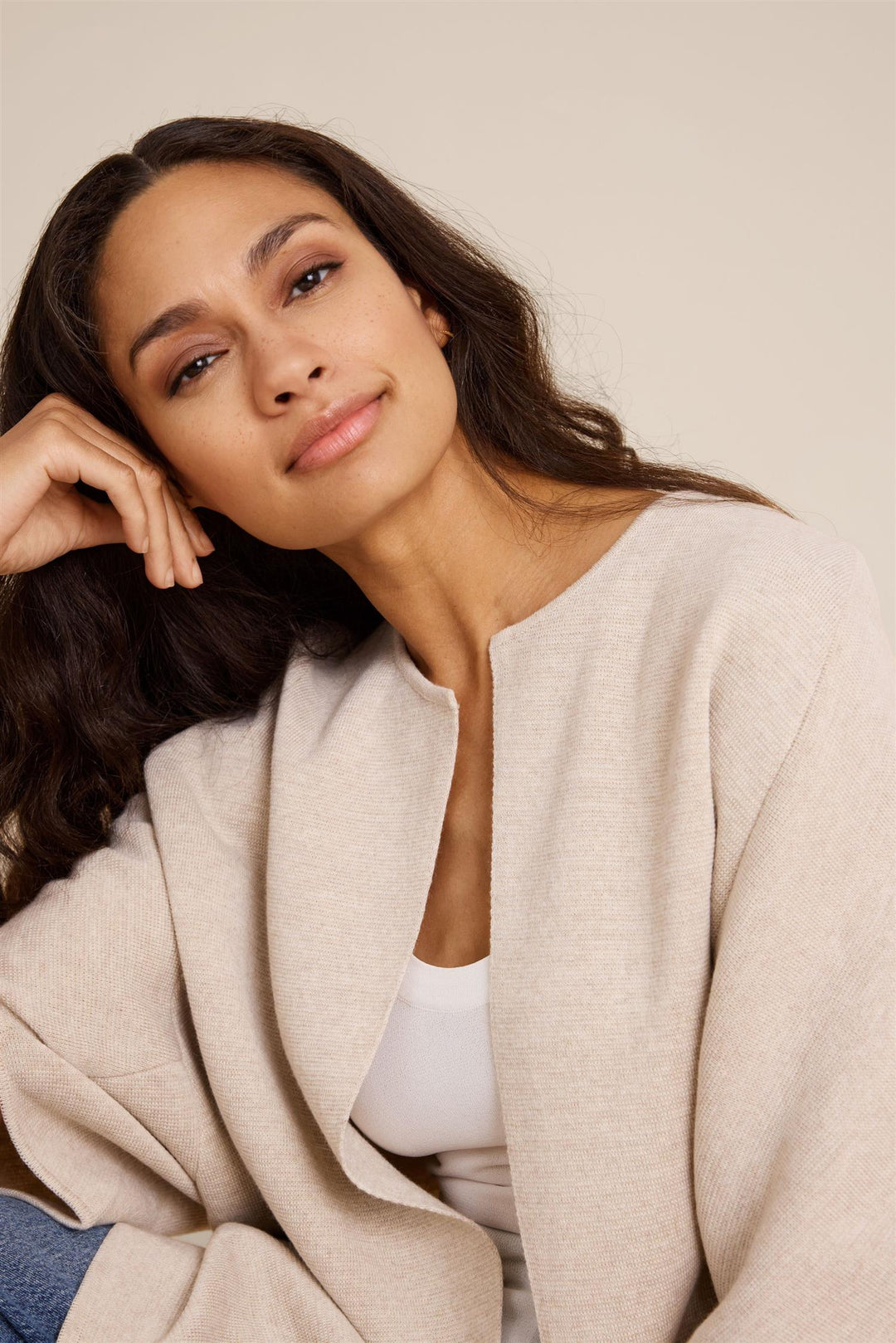 Evi jakke light camel