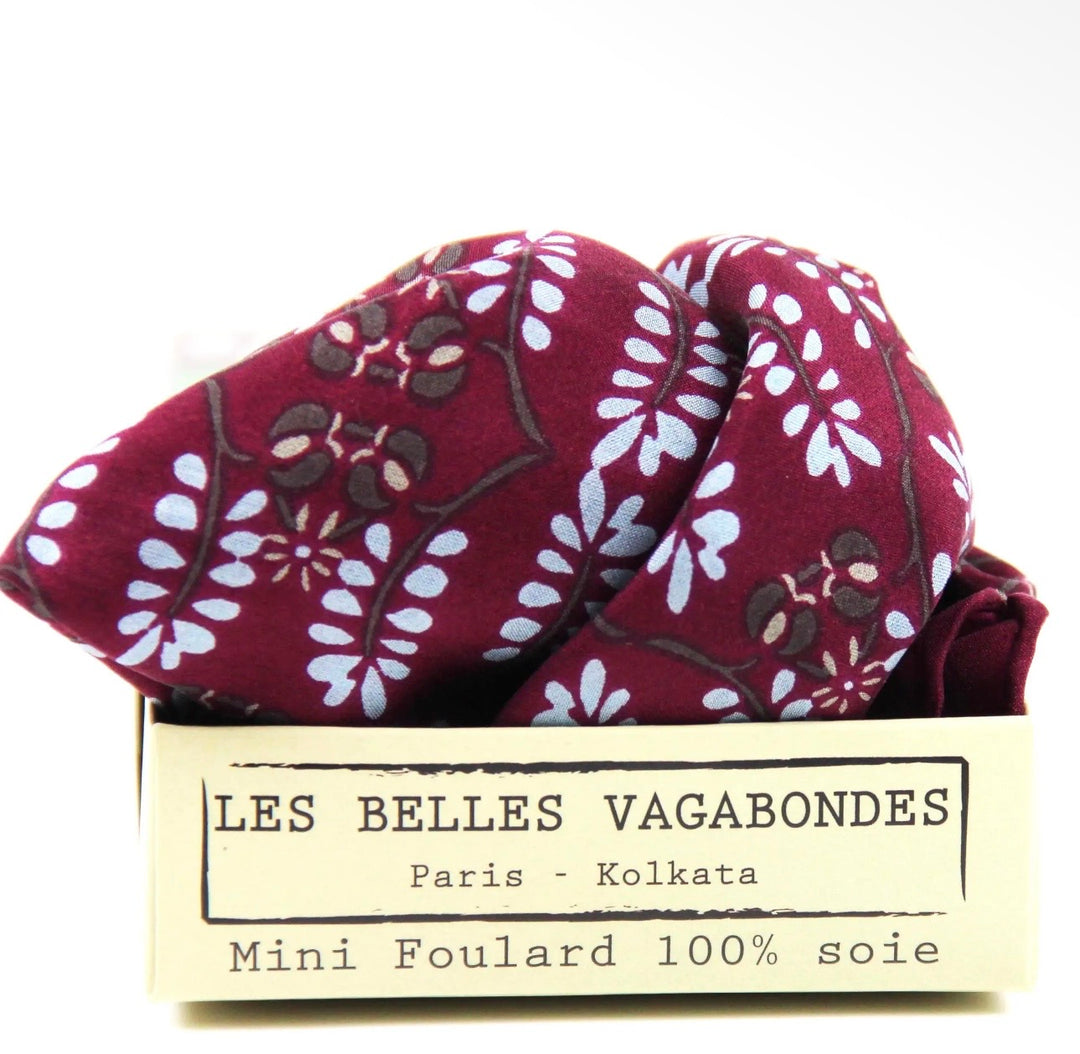 Skjerf mini Albertine bordeaux