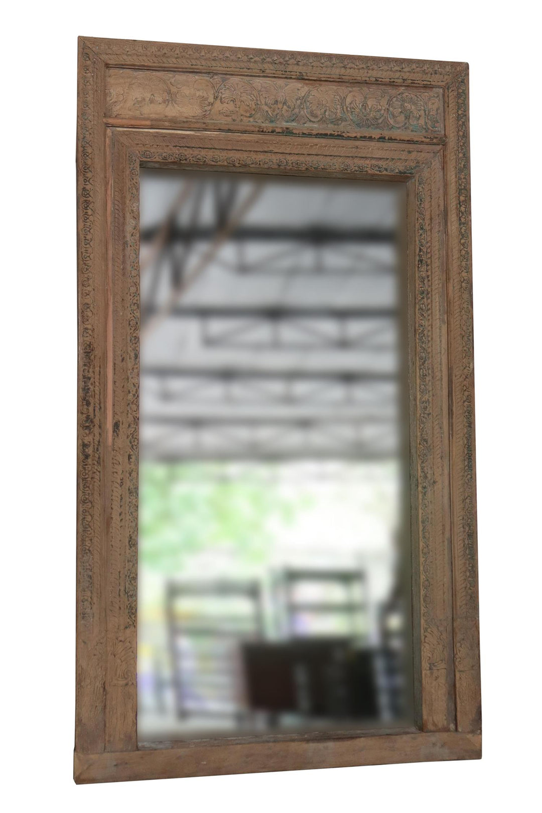 Speil vintage treramme H226 cm