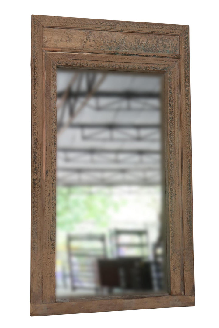 Speil vintage treramme H226 cm