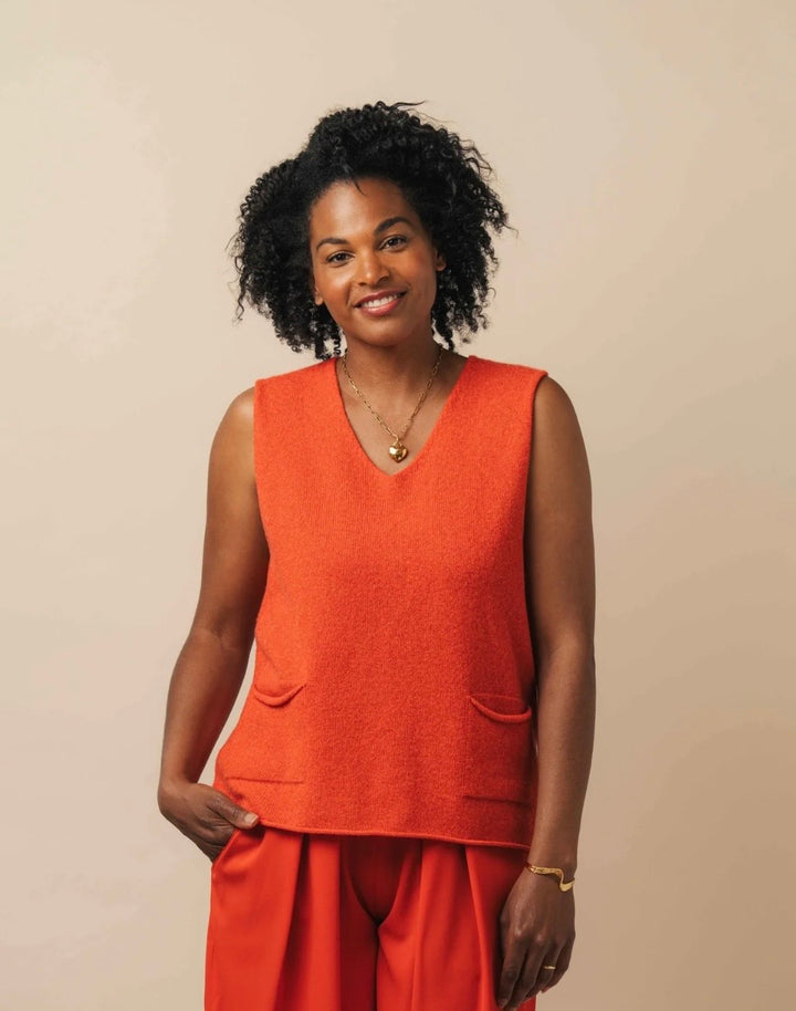 Corry vest inferno orange