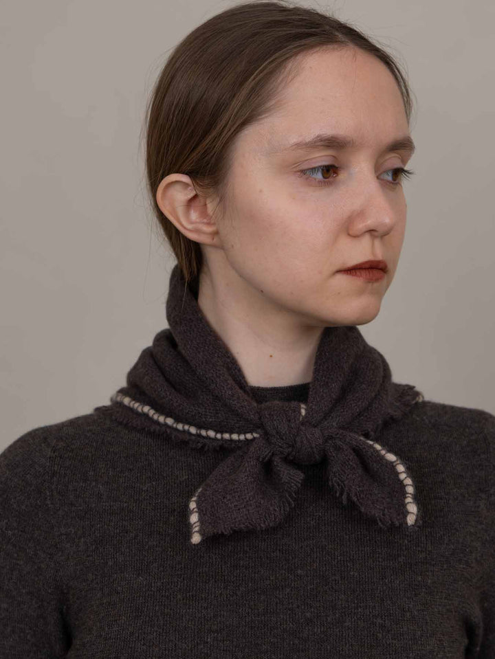 Skjerf 100% cashmere cocoa