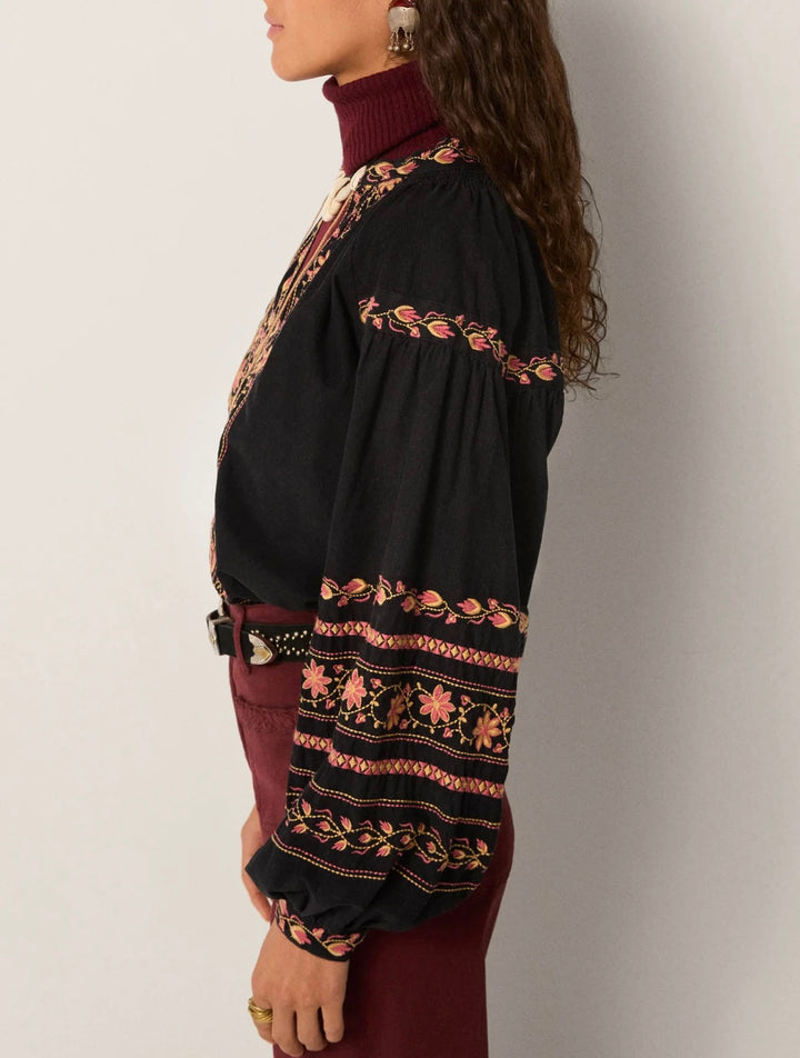 Virginia bluse dark