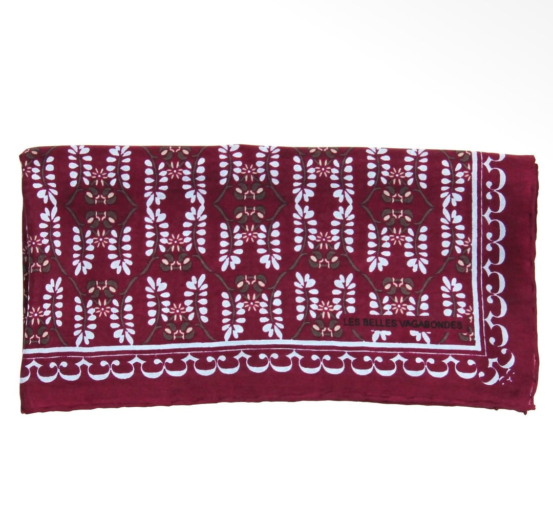 Skjerf mini Albertine bordeaux