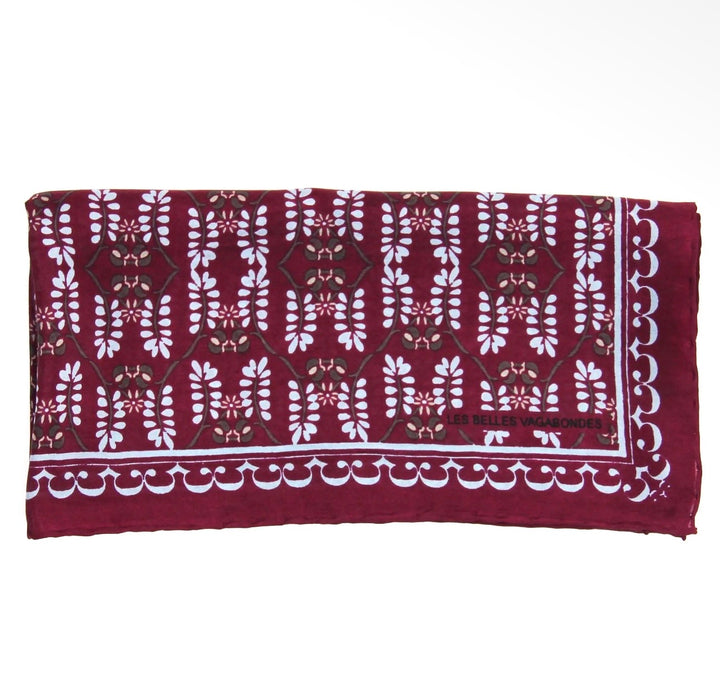 Skjerf mini Albertine bordeaux