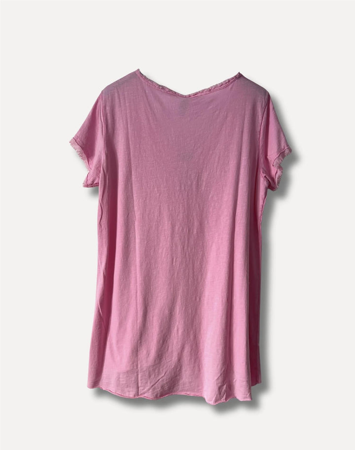 V-classic t-shirt baby pink