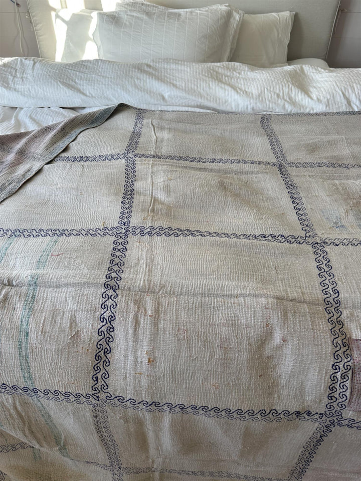 Teppe vintage kantha #108