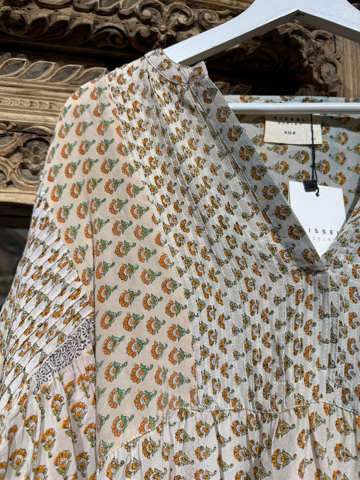 Bibi Balloon 100% silke bluse #142