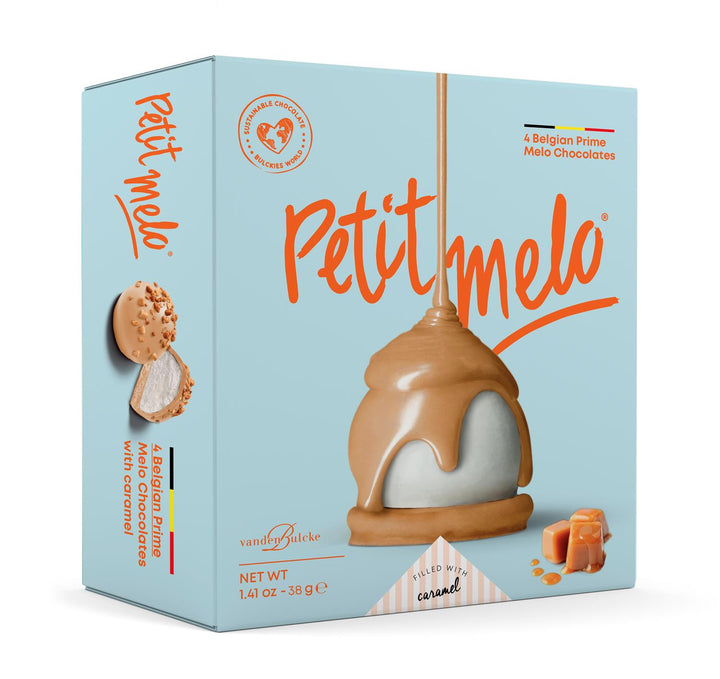 Petit Melo fløteboller med hvit sjokolade med karamell 4 stk