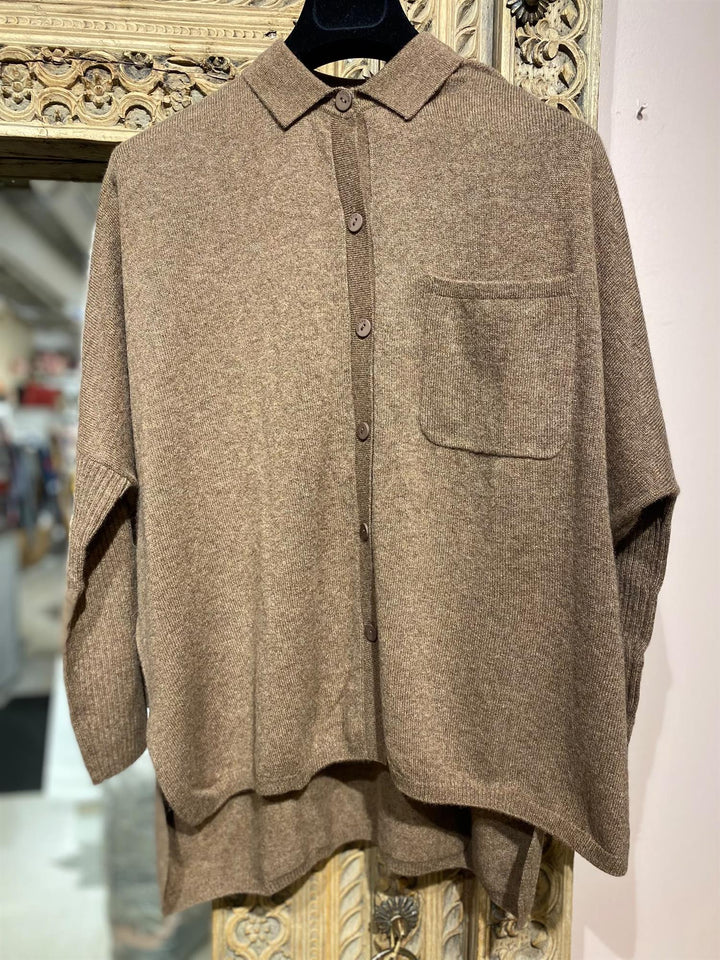 Andrea 100% cashmere cafe au lait