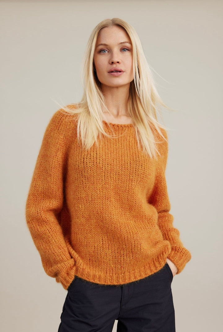 Reva  genser light orange