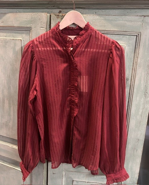 Mariette bluse atral burgundy