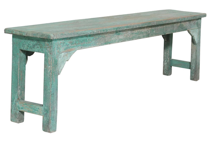 Benk vintage grønn L152 cm