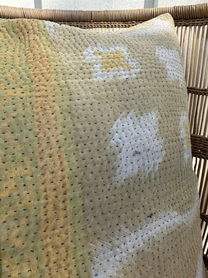 Putetrekk vintage kantha 50x50 cm Nr 125