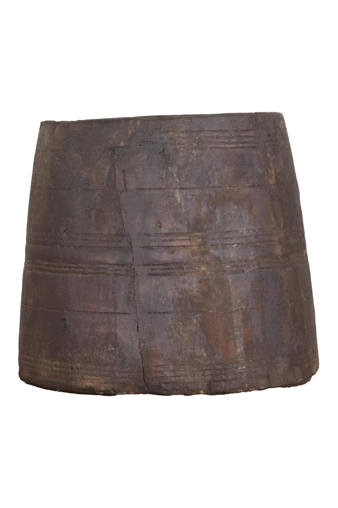 Trepotte mørk brun H20 cm
