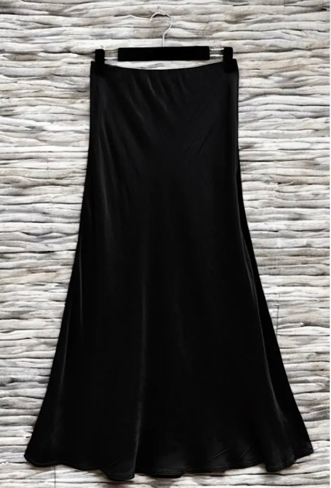 Loowie sateng skjørt black