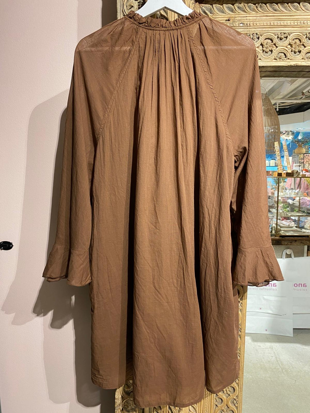 Voile Kjole brun