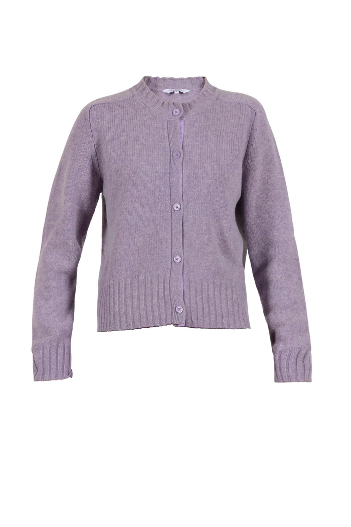 Cara cardigan ull thistle