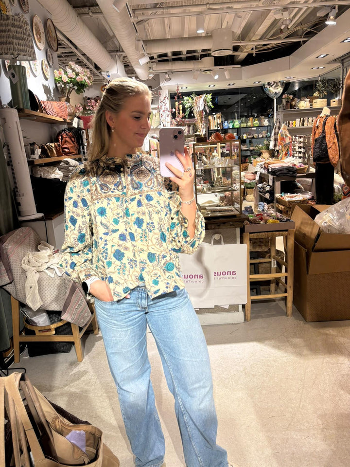 Kelly bluse verde provence