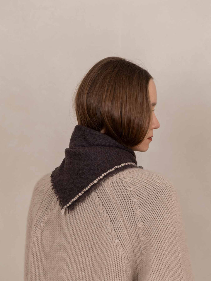 Skjerf 100% cashmere cocoa