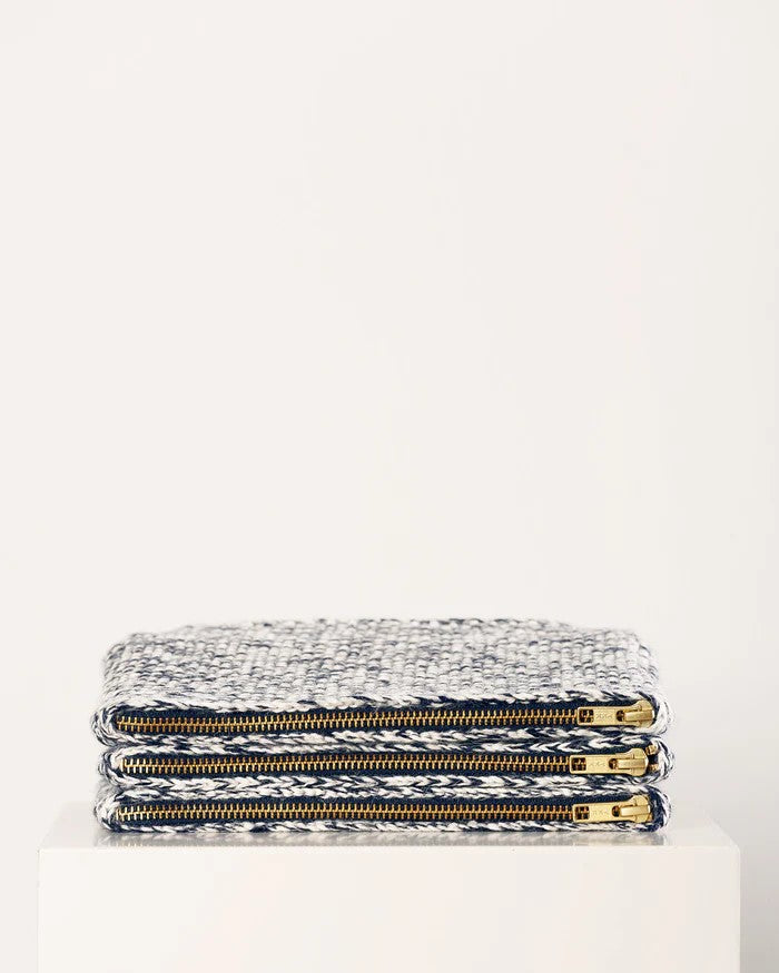 Stine clutch ecru/navy