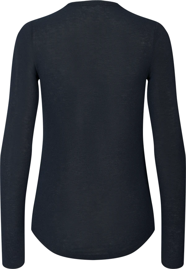 Thyra L/S wool top midnight blue