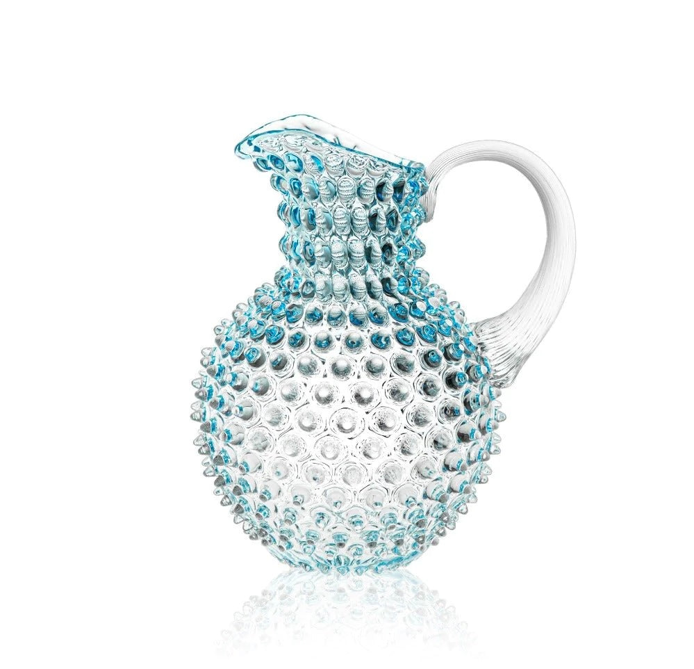 Hobnail jug underlay azure 2 liter