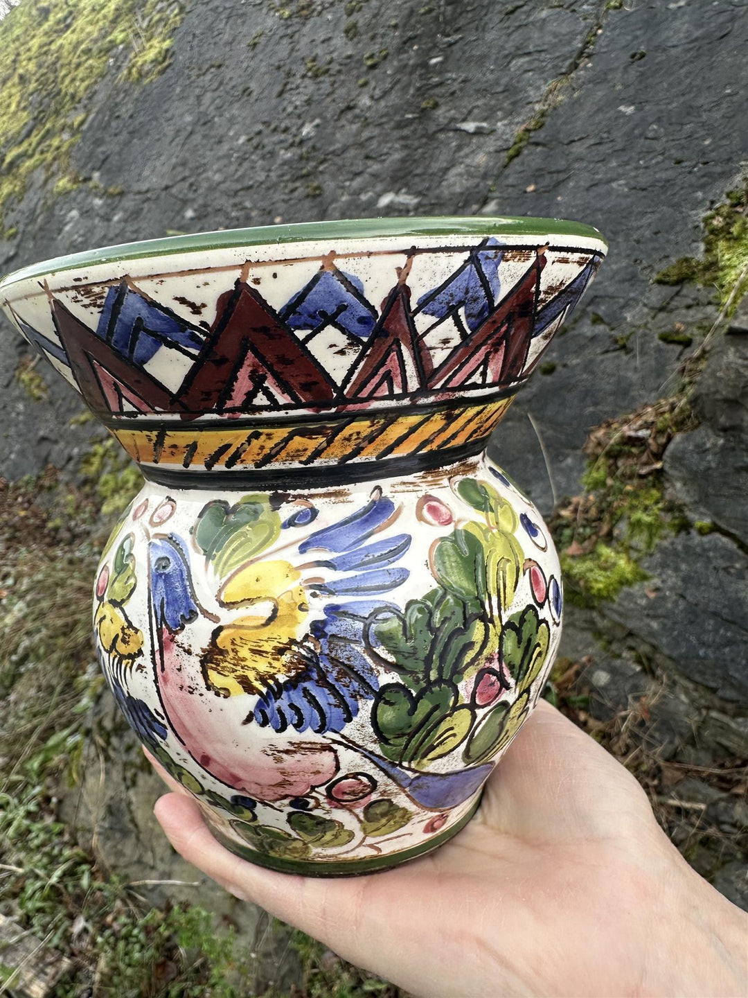 Vintage vase H: 16 cm