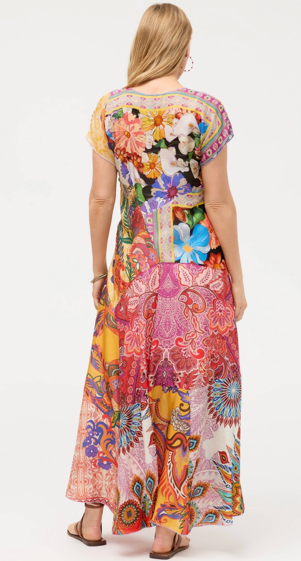 Patchwork kjole