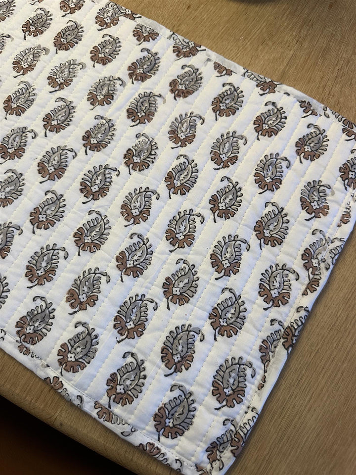 Spisebrikke Alice avlang blokktrykket