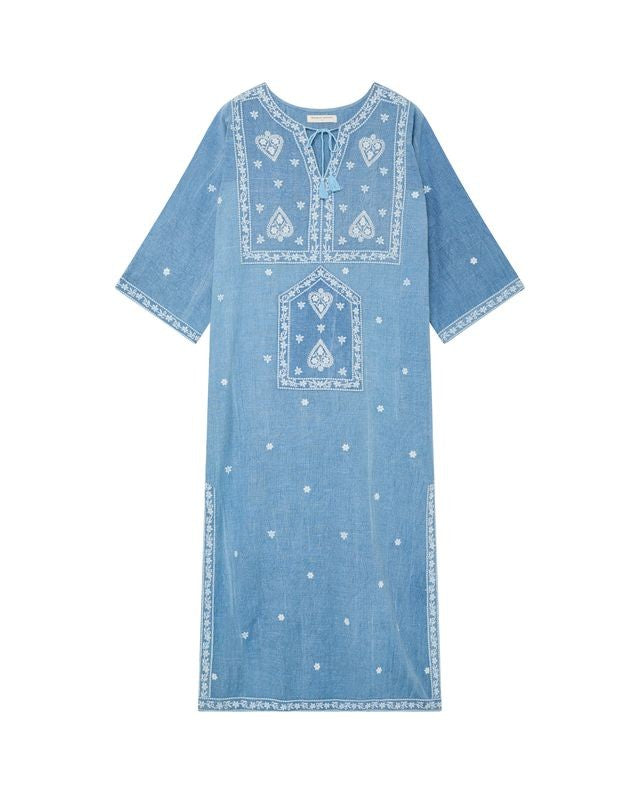 Ganga tunic kjole nomade blue