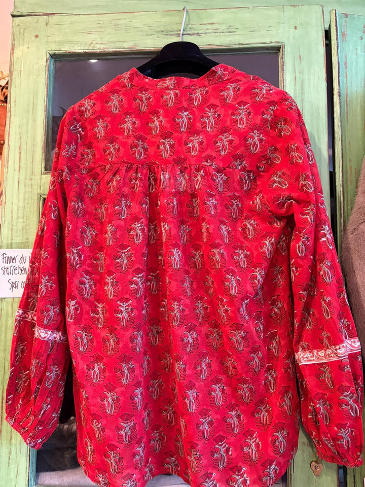 Athina bluse rød