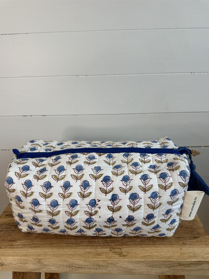 Toalettmappe blokktrykket Eloise