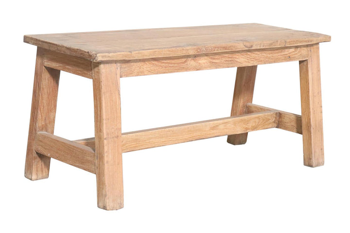 Benk vintage lys tre