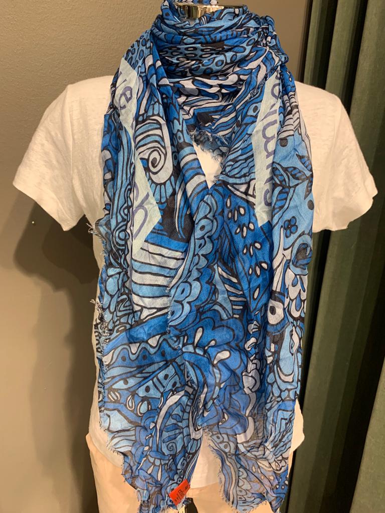 Ida skjerf navy