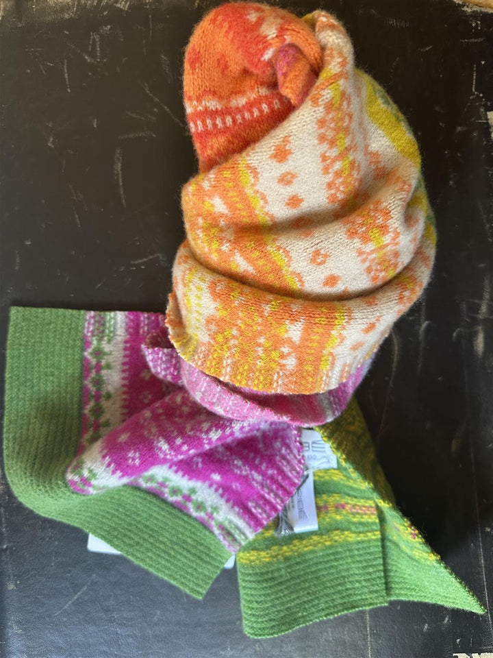 Alloa fairisle skjerf