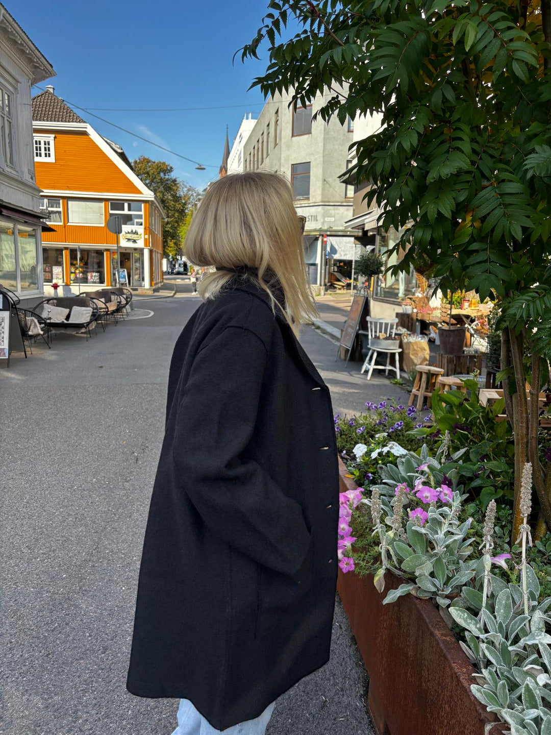 Madonna ulljakke sort