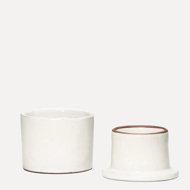 Terracotta smør off white
