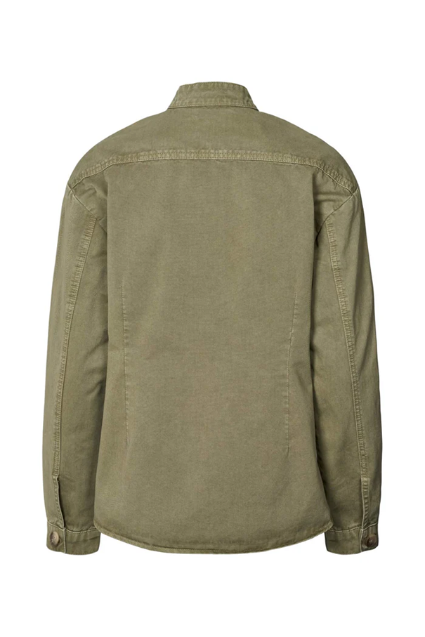 Jozephine canvas light shirtjacket burnt olive