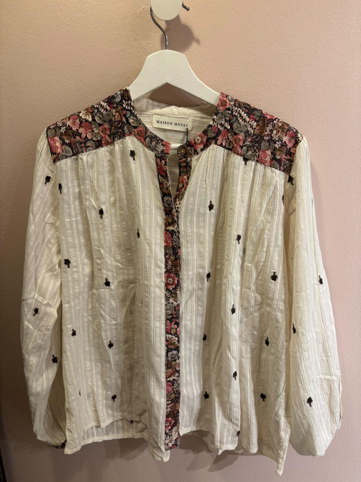 Marie bluse ivory