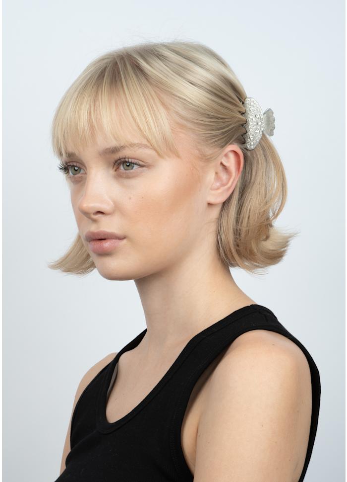 Helen mini hårklype sneaky silver