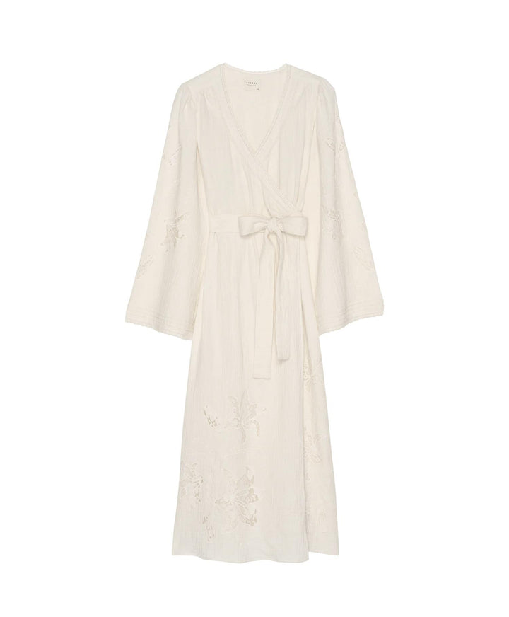 Winfrey omslagskjole offwhite