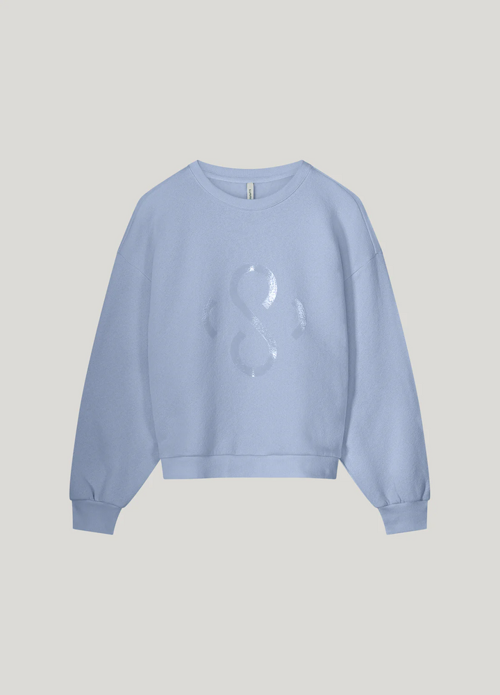 Genser vintage sweat powder blue