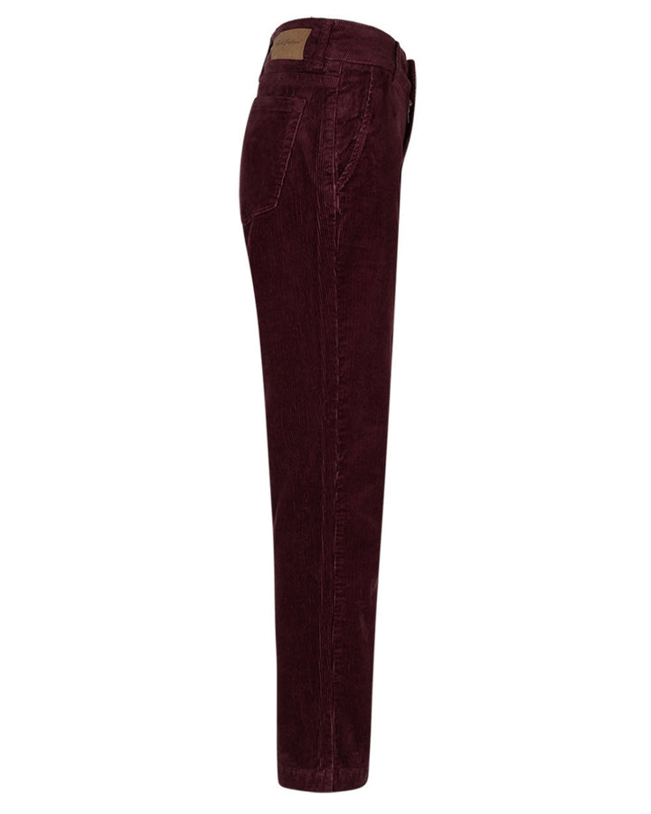 Diana cord bukse aubergine