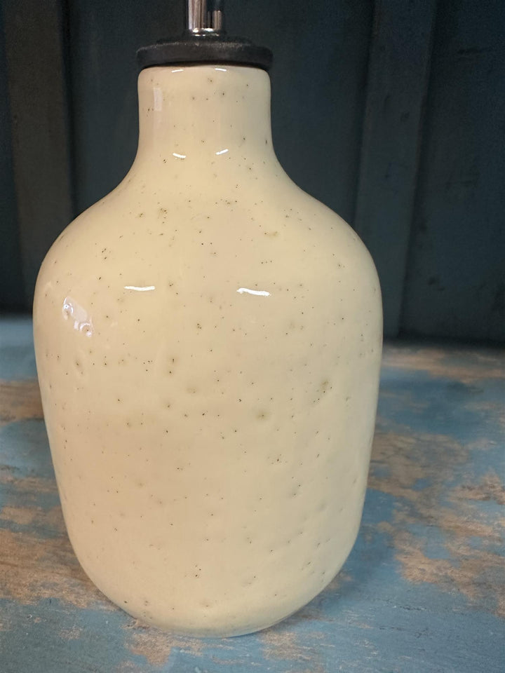 Veluto oljeflaske med helletut H 18 cm fløtefarget