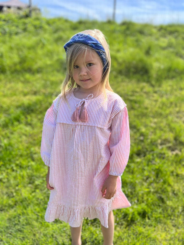 Line smekkekjole pink