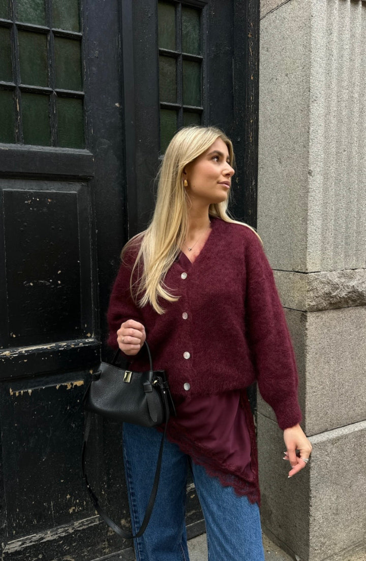 Lilje cardigan Bordeaux