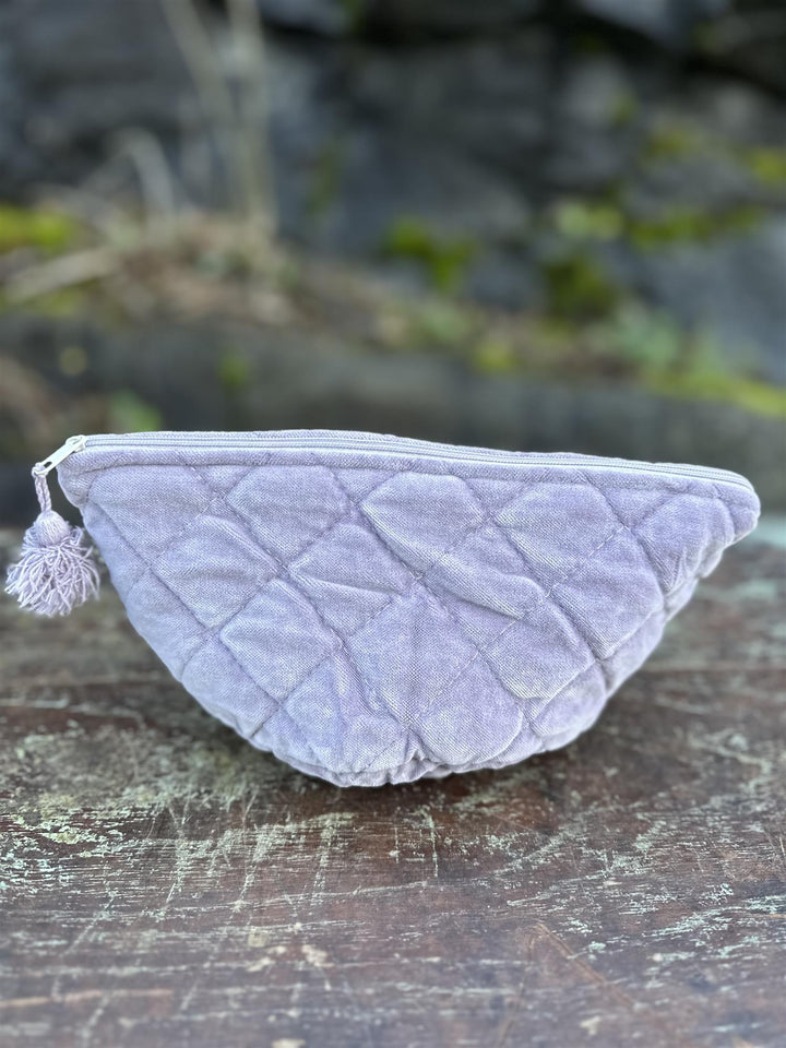 Sminkepung velur 15xH10 cm purple ash