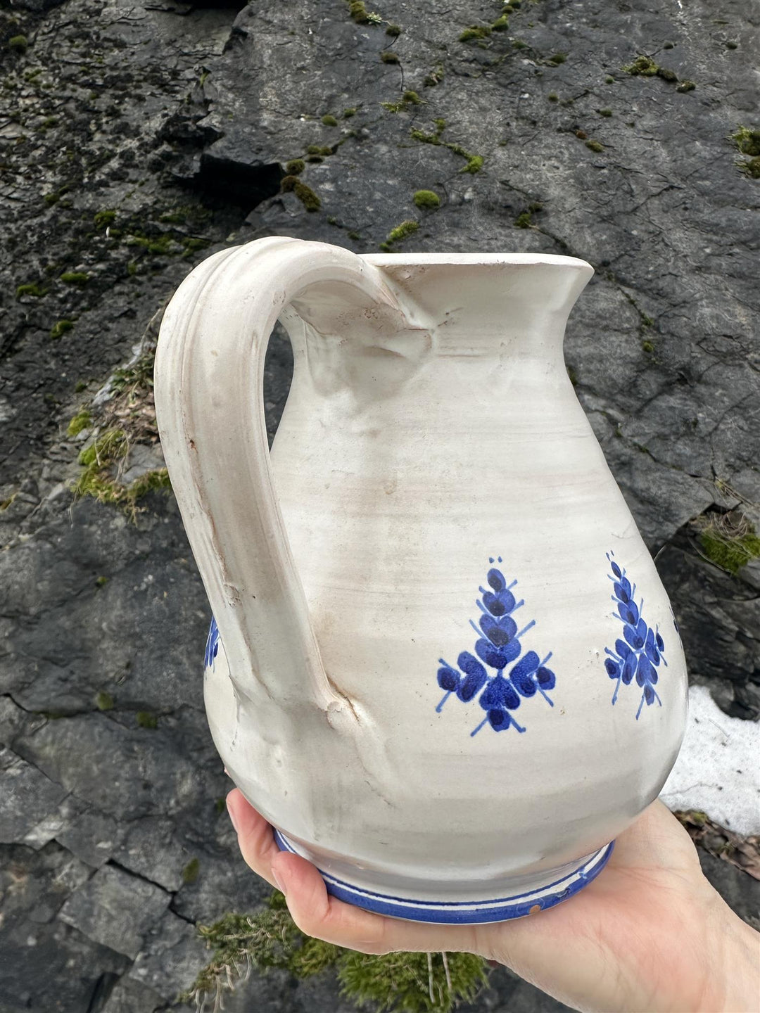 Vintage mugge H: 19 cm