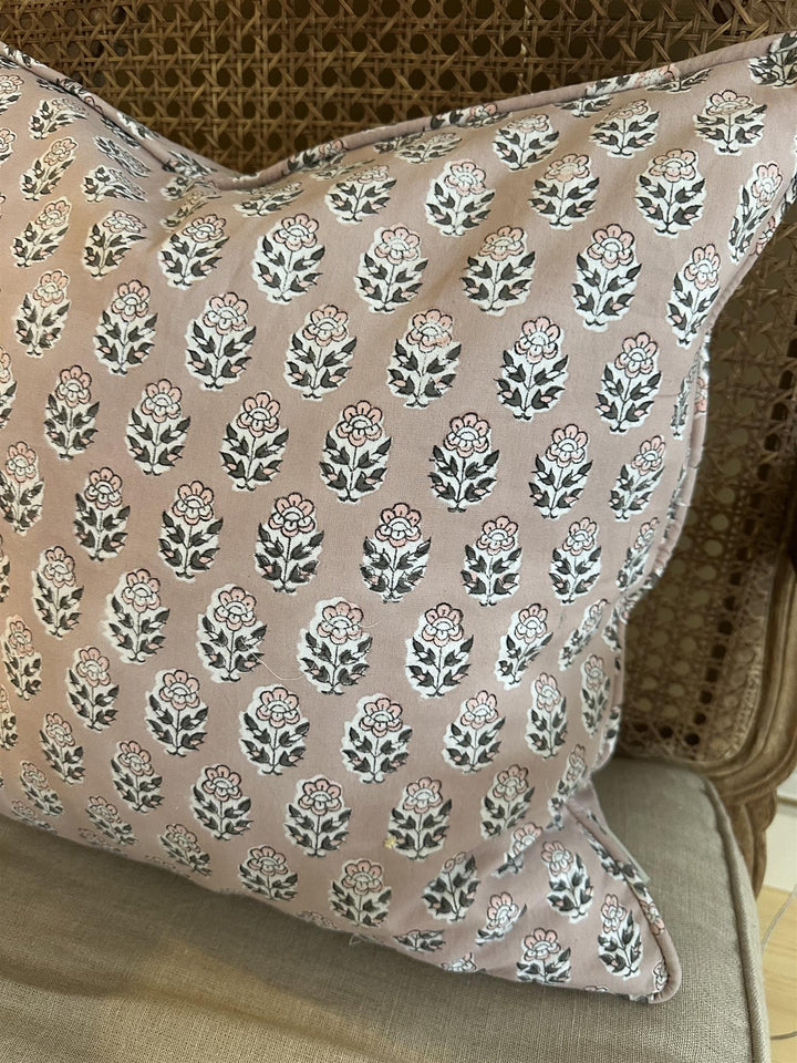 Putetrekk Alba blokktrykk 50x50 cm